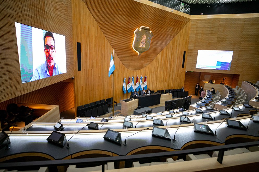 Primera sesión virtual de la Legislatura de Córdoba