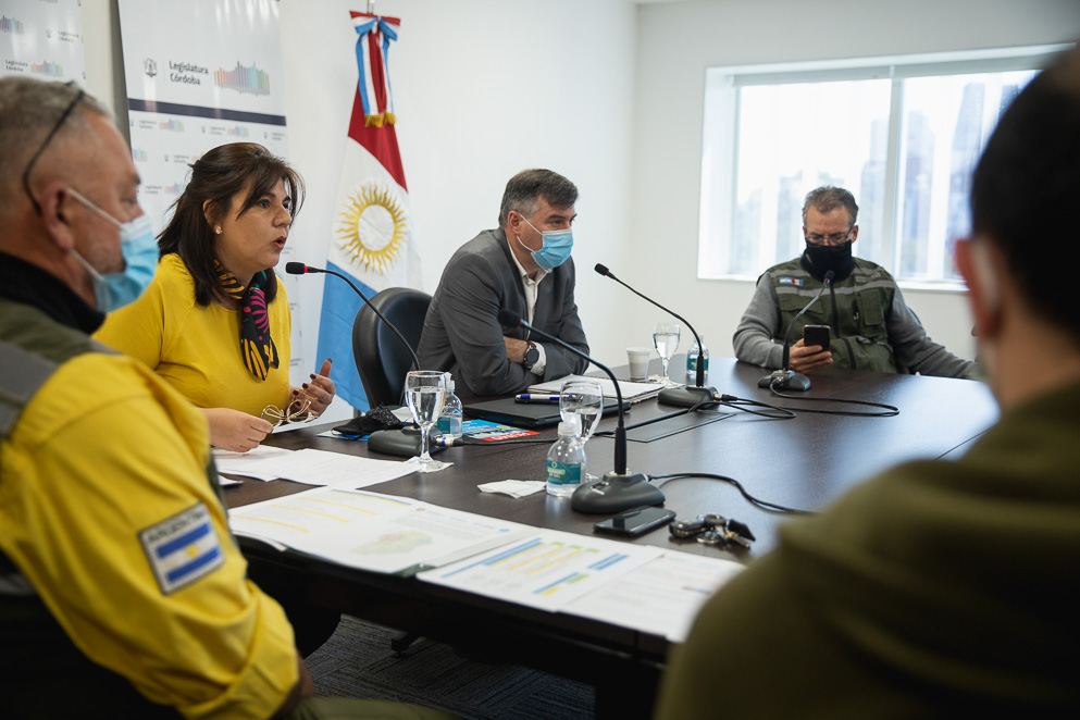 Integrantes del Plan de Manejo del Fuego participaron de la comisión de Ambiente