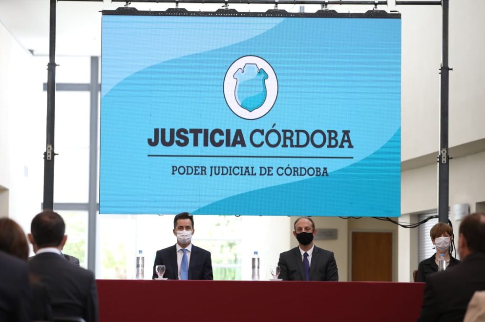 Manuel Calvo presente en la apertura del Año Judicial, en Marcos Juárez