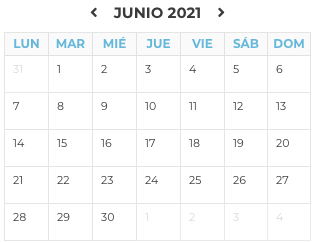 Agenda Junio 2021