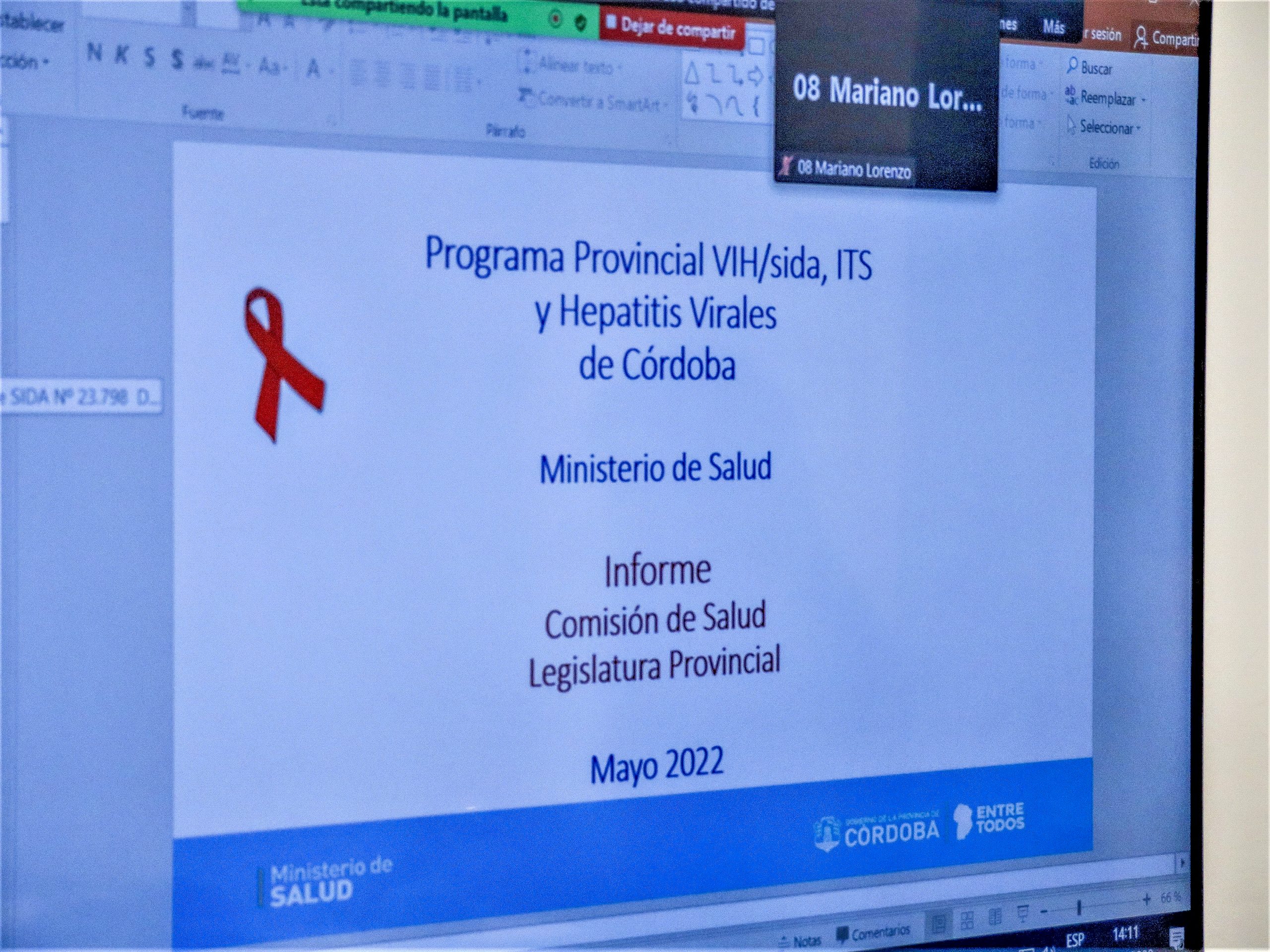 Funcionarios de Salud expusieron sobre el Programa Provincial de VIH/Sida