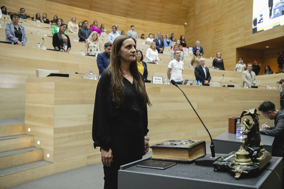 Noelia Brizuela juró como legisladora por el departamento San Javier
