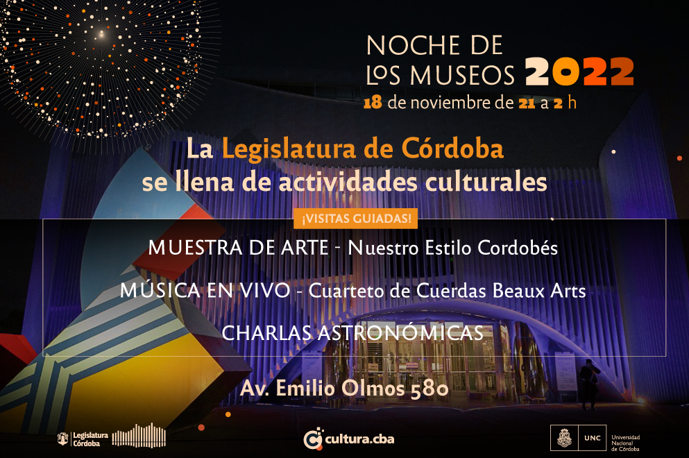 La Legislatura abre sus puertas a la Noche de los Museos 2022