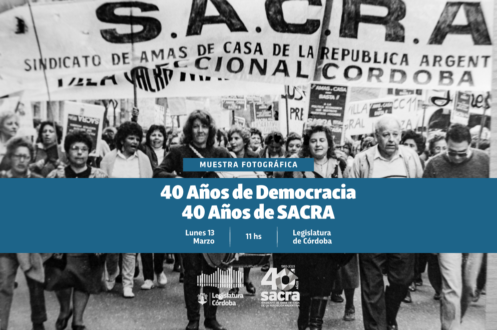 Llega una muestra fotográfica conmemorativa por los 40 años de SACRA